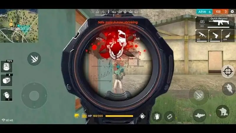 free fire auto headshot