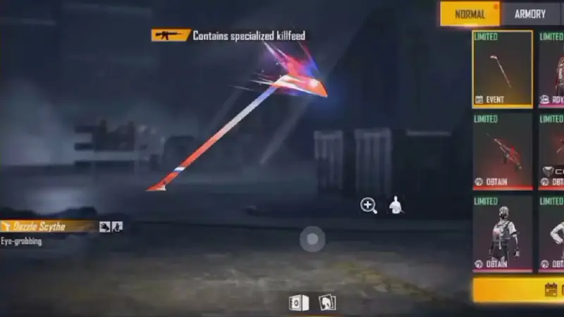 scythe terbaik di free fire